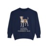 Danish-Swedish Farmdog Dad Sweatshirt, True Navy, front view