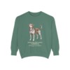 danish-swedish-farmdog-sweatshirt-latin-light-green Danish-Swedish Farmdog Latin Sweatshirt, Light Green, front view