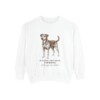 danish-swedish-farmdog-sweatshirt-latin-white Danish-Swedish Farmdog Latin Sweatshirt, White, front view