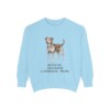 danish-swedish-farmdog-sweatshirt-mom-chambray-1 Danish-Swedish Farmdog Mom Sweatshirt, Chambray, front view