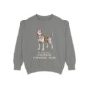 danish-swedish-farmdog-sweatshirt-mom-grey-1 Danish-Swedish Farmdog Mom Sweatshirt, Grey, front view