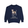danish-swedish-farmdog-sweatshirt-mom-true-navy-1 Danish-Swedish Farmdog Mom Sweatshirt, True Navy, front view