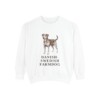 Danish-Swedish Farmdog Sweatshirt, White, front view