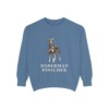 doberman-pinscher-sweatshirt-blue-jean Doberman Pinscher Sweatshirt, Blue Jean, front view