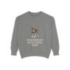 Doberman Pinscher Dad Sweatshirt, Grey, front view