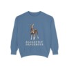 Doberman Pinscher Humor Sweatshirt, Blue Jean, front view