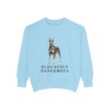 Doberman Pinscher Humor Sweatshirt, Chambray, front view