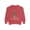 Doberman Pinscher Humor Sweatshirt, Crimson, front view