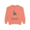 Doberman Pinscher Humor Sweatshirt, Terracotta, front view