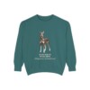 doberman-pinscher-sweatshirt-latin-blue-spruce Doberman Pinscher Latin Sweatshirt, Blue Spruce, front view