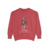 doberman-pinscher-sweatshirt-latin-crimson Doberman Pinscher Latin Sweatshirt, Crimson, front view
