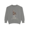 doberman-pinscher-sweatshirt-latin-grey Doberman Pinscher Latin Sweatshirt, Grey, front view