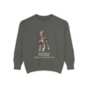 doberman-pinscher-sweatshirt-latin-pepper Doberman Pinscher Latin Sweatshirt, Pepper, front view