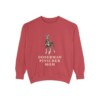 Doberman Pinscher Mom Sweatshirt, Crimson, front view