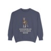 Doberman Pinscher Mom Sweatshirt, Denim, front view