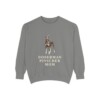 Doberman Pinscher Mom Sweatshirt, Grey, front view