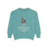 Doberman Pinscher Mom Sweatshirt, Seafoam, front view