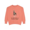 doberman-pinscher-sweatshirt-terracotta Doberman Pinscher Sweatshirt, Terracotta, front view