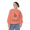 doberman-pinscher-sweatshirt-terracotta-person-2-front Doberman Pinscher Sweatshirt, Terracotta, person 2 front