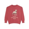 Dogo Argentino Dad Sweatshirt, Crimson, front view