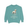 Dogo Argentino Dad Sweatshirt, Seafoam, front view
