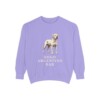 Dogo Argentino Dad Sweatshirt, Violet, front view
