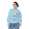 Dogo Argentino Latin Sweatshirt, Chambray, person 2 front