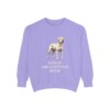 Dogo Argentino Mom Sweatshirt, Violet, front view