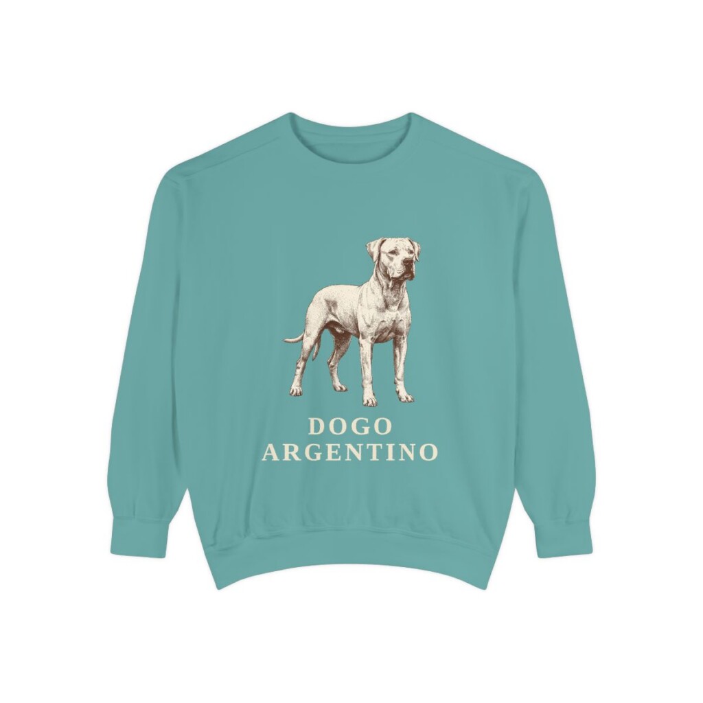 Dogo Argentino Sweatshirt, Seafoam, front view
