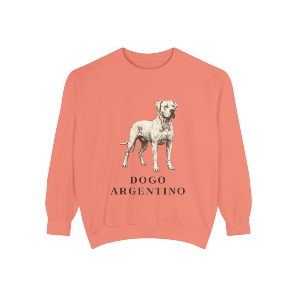 Dogo Argentino Sweatshirt, Terracotta, front view