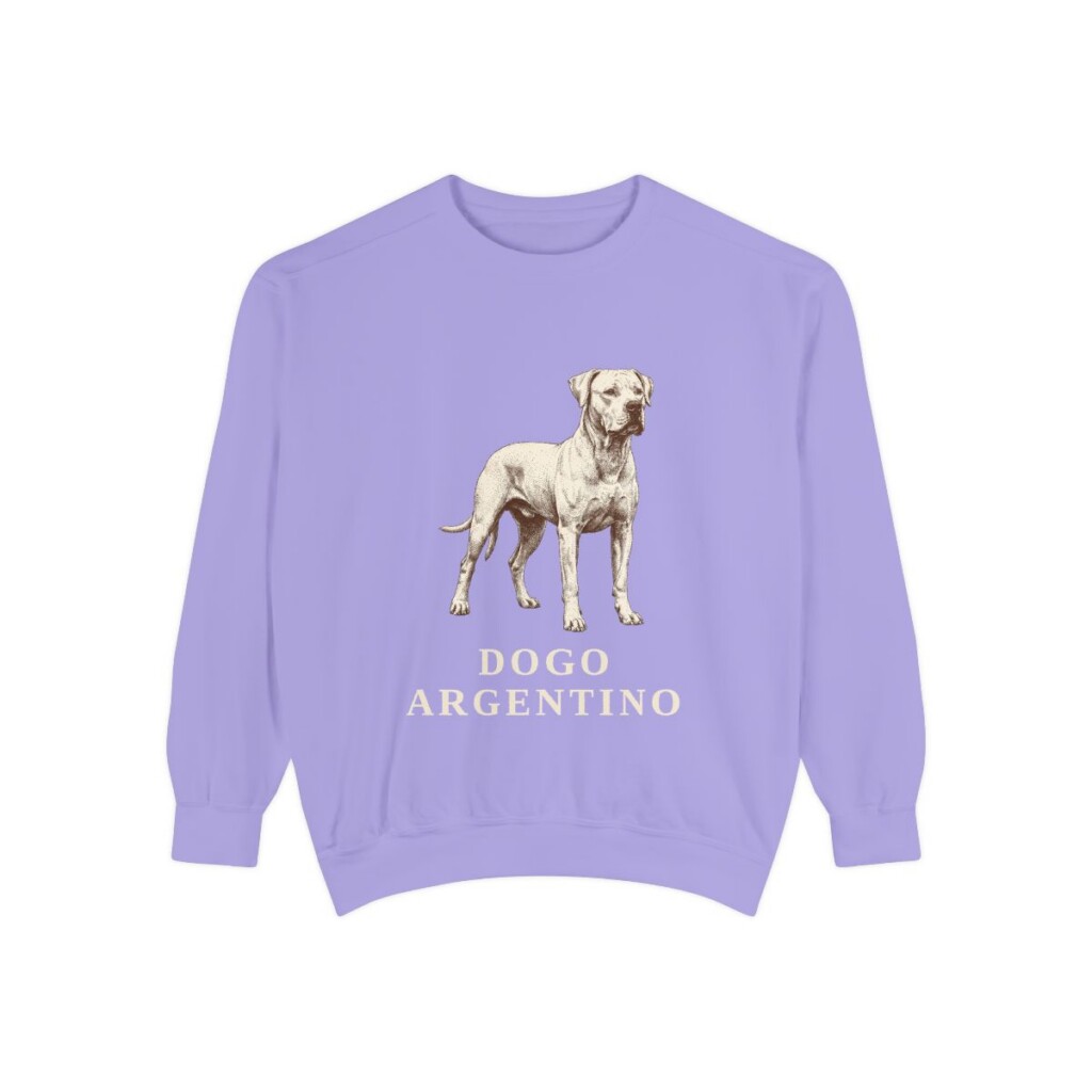 Dogo Argentino Sweatshirt, Violet, front view
