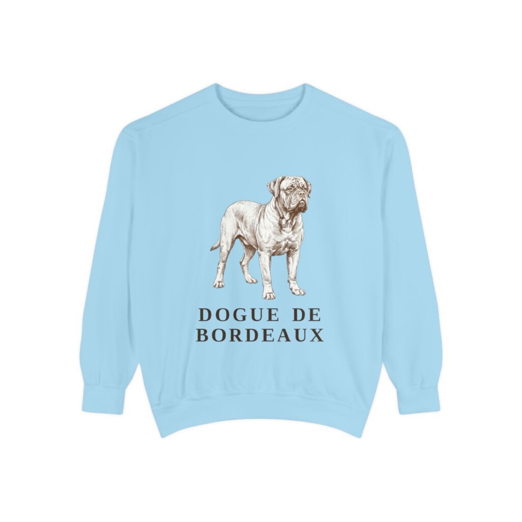 Dogue de Bordeaux Sweatshirt, Chambray, front view