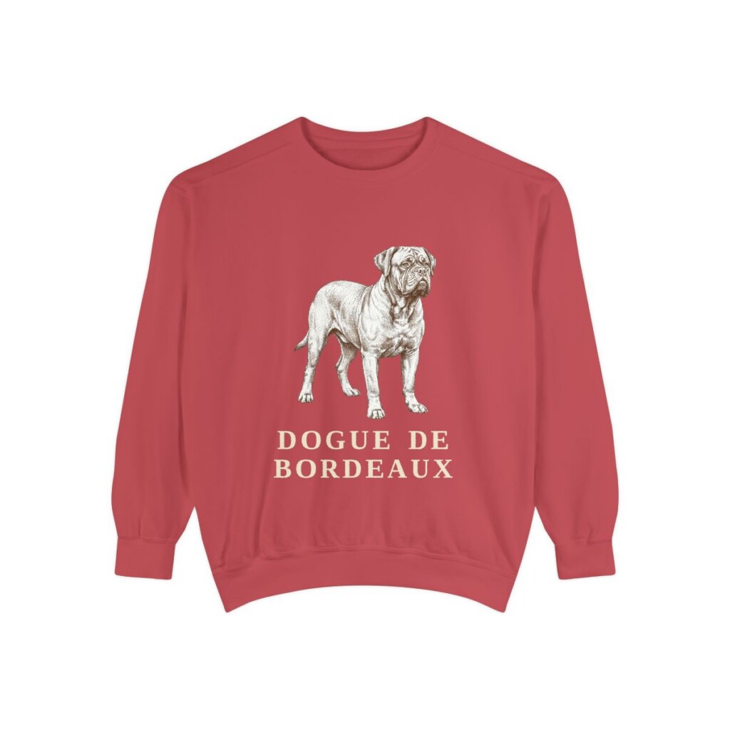Dogue de Bordeaux Sweatshirt, Crimson, front view