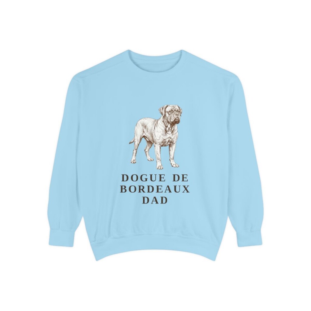 Dogue de Bordeaux Dad Sweatshirt, Chambray, front view