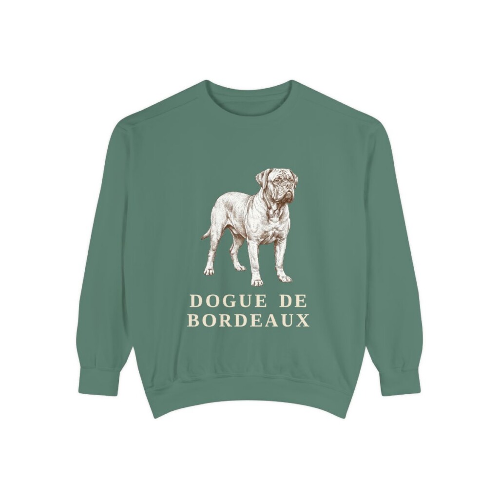 Dogue de Bordeaux Sweatshirt, Light Green, front view