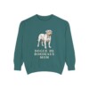 Dogue de Bordeaux Mom Sweatshirt, Blue Spruce, front view