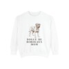 Dogue de Bordeaux Mom Sweatshirt, White, front view