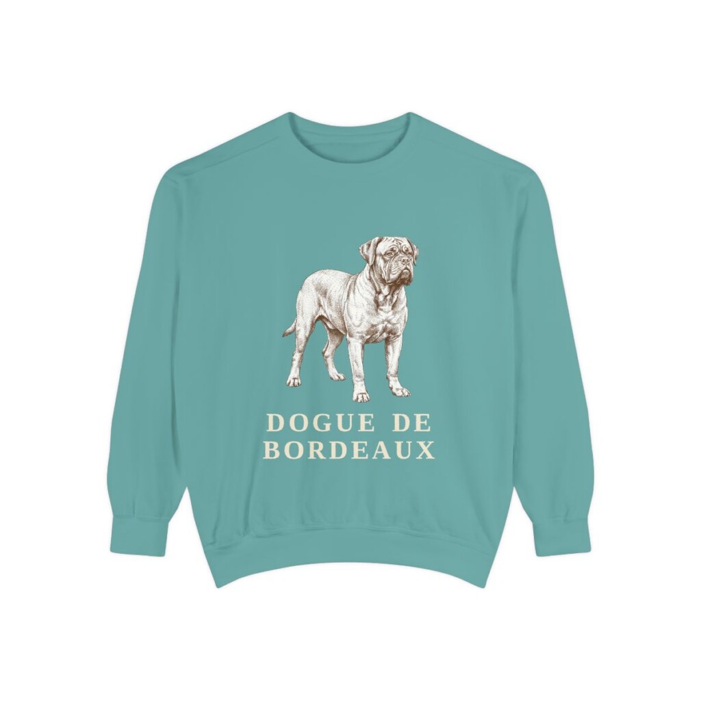Dogue de Bordeaux Sweatshirt, Seafoam, front view