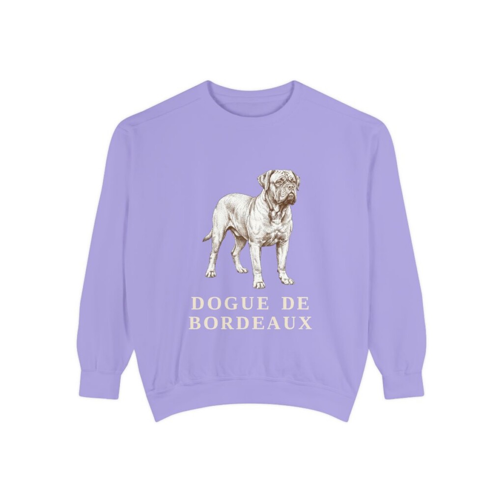 Dogue de Bordeaux Sweatshirt, Violet, front view