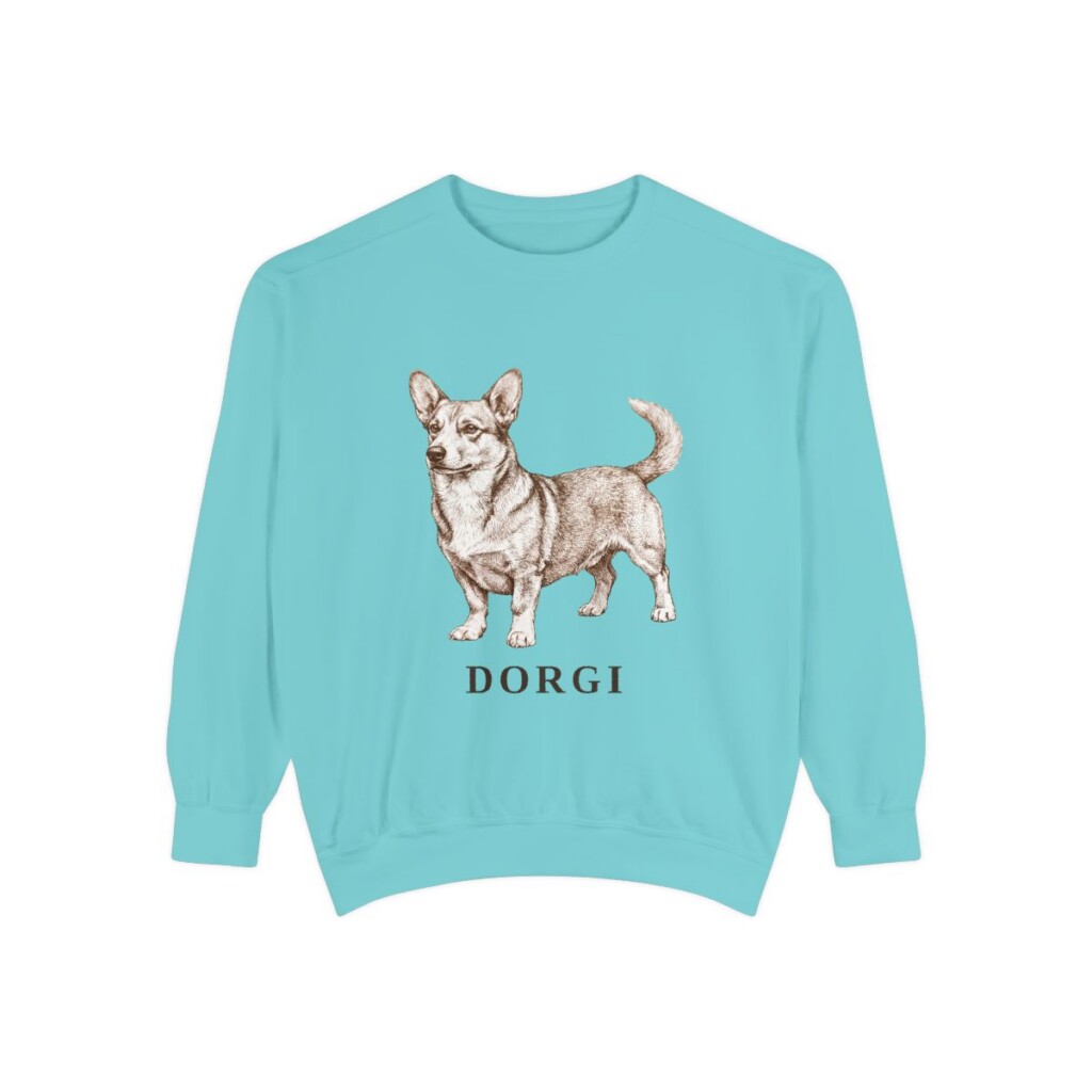 Dorgi Sweatshirt, Chalky Mint, front view