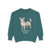 Dorgi Dad Sweatshirt, Blue Spruce, front view