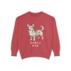 Dorgi Dad Sweatshirt, Crimson, front view