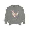 Dorgi Dad Sweatshirt, Grey, front view