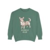 Dorgi Dad Sweatshirt, Light Green, front view