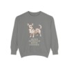 Dorgi Humor Sweatshirt, Grey, front view