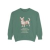Dorgi Humor Sweatshirt, Light Green, front view