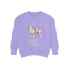 Dorgi Humor Sweatshirt, Violet, front view