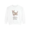 Dorgi Humor Sweatshirt, White, front view