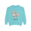 Dorgi Latin Sweatshirt, Chalky Mint, front view