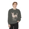 Dorgi Latin Sweatshirt, Pepper, person 1 front